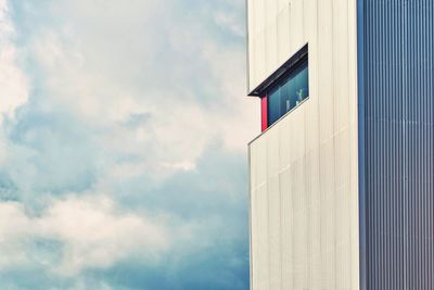 Low angle view of building against sky