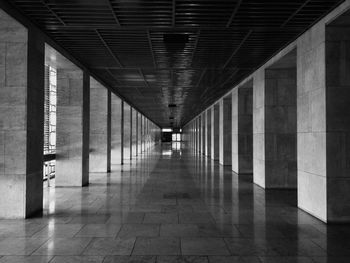 Full frame shot of corridor in building