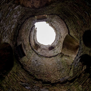 Low angle view of a tunnel