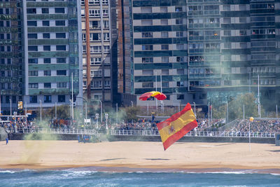 View of built structures