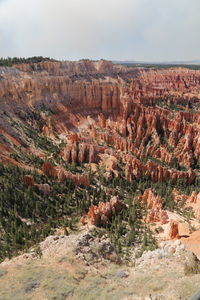 Rock formations at canyon national park