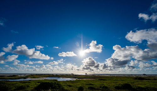 Panoramic view of landscape against sky