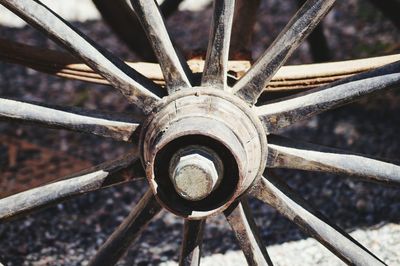 Close-up of wheel