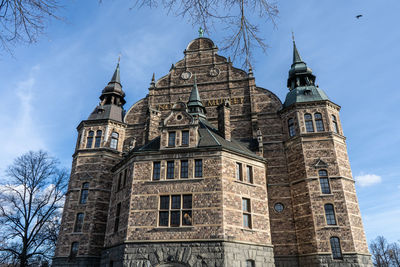 Low angle view of historic building against sky