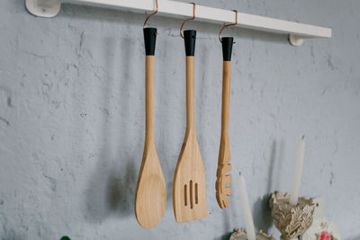 Close-up of wooden door