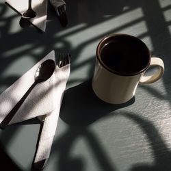 Close-up of coffee cup