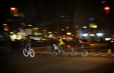 City street at night