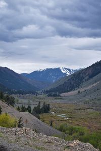 Sun valley badger canyon sawtooth mountains national forest landscape trail creek road idaho usa