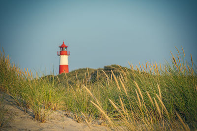 Lighthouse list-ost on the island sylt, germany