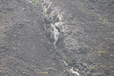 Close-up of rocky mountain