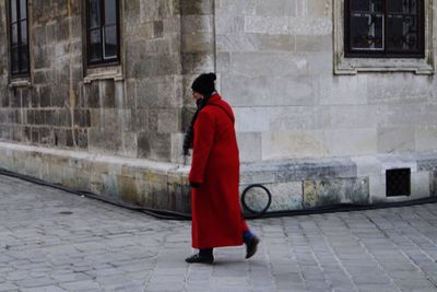 Full length rear view of a man