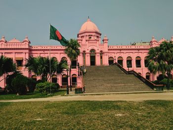 View of historical building against clear sky