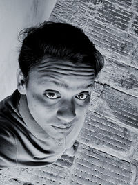 Close-up portrait of young man