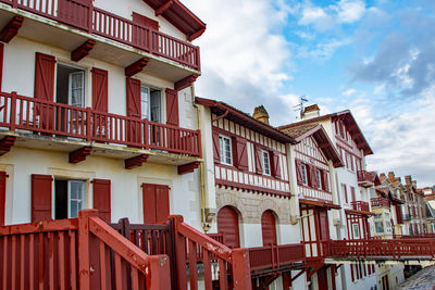 Low angle view of building against sky