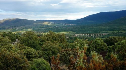 Scenic view of landscape against sky