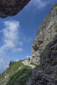 Strada delle 52 gallerie road of 52 galleries military trail built during world war on the pasubio 