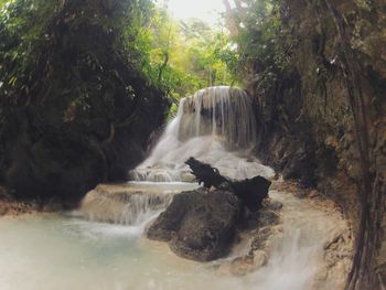 View of waterfall