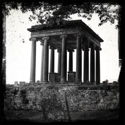 Low angle view of historical building