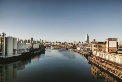 River with buildings in background