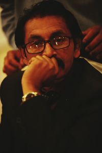 Portrait of young woman