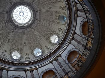 Low angle view of ceiling