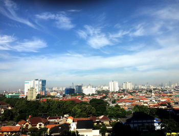 Cityscape against sky