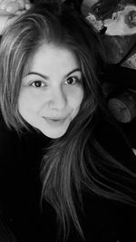 Portrait of smiling young woman