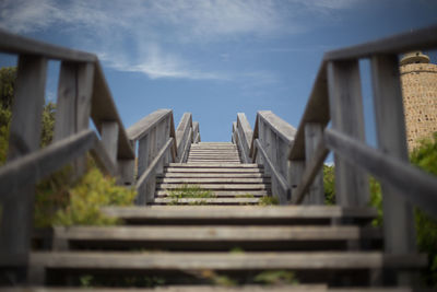 Low angle view of staircase