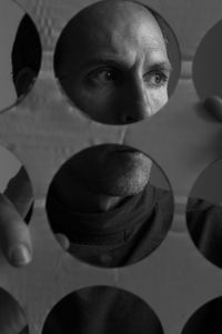 Close-up portrait of man