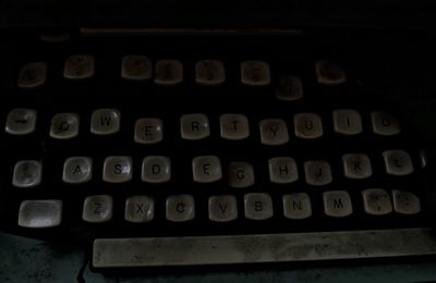 Close-up of computer keyboard