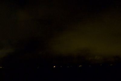 Scenic view of sky at night