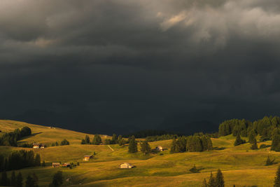 Scenic view of landscape against sky