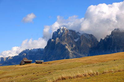 Panoramic view of landscape against sky