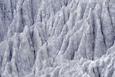 Full frame shot of frozen rock