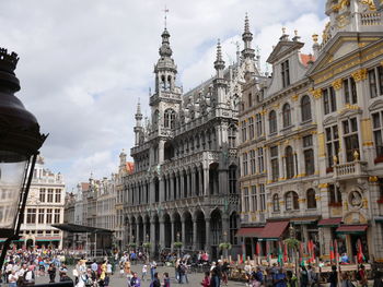 Group of people in front of building