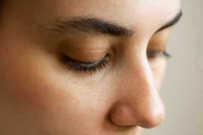 Close-up of woman