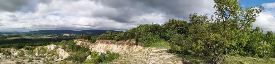 Panoramic view of landscape against sky