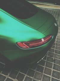 Close-up of car