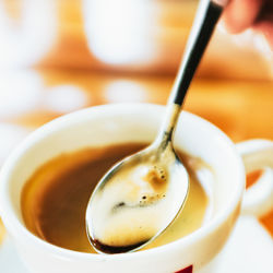 Close-up of coffee cup