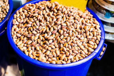 Close-up of eggs for sale in market