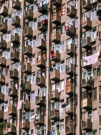 Low angle view of residential buildings