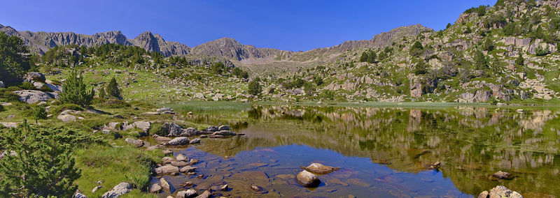 Madriu-perafita-claror valley, declared a world heritage site by unesco in 2004. andorra, europe