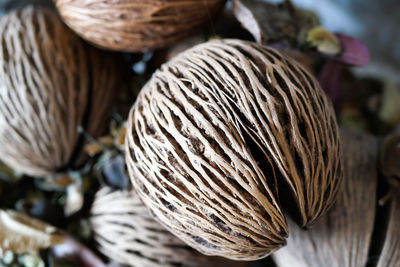 Close-up of bread in basket