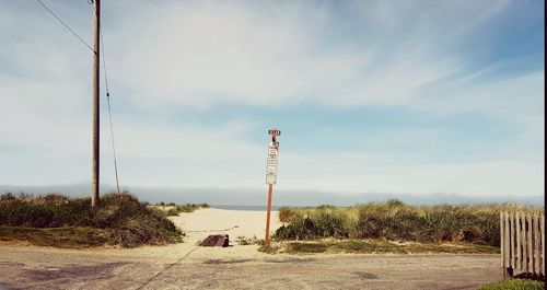 View of lighthouse against sky