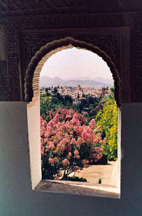 Built structure with trees in background