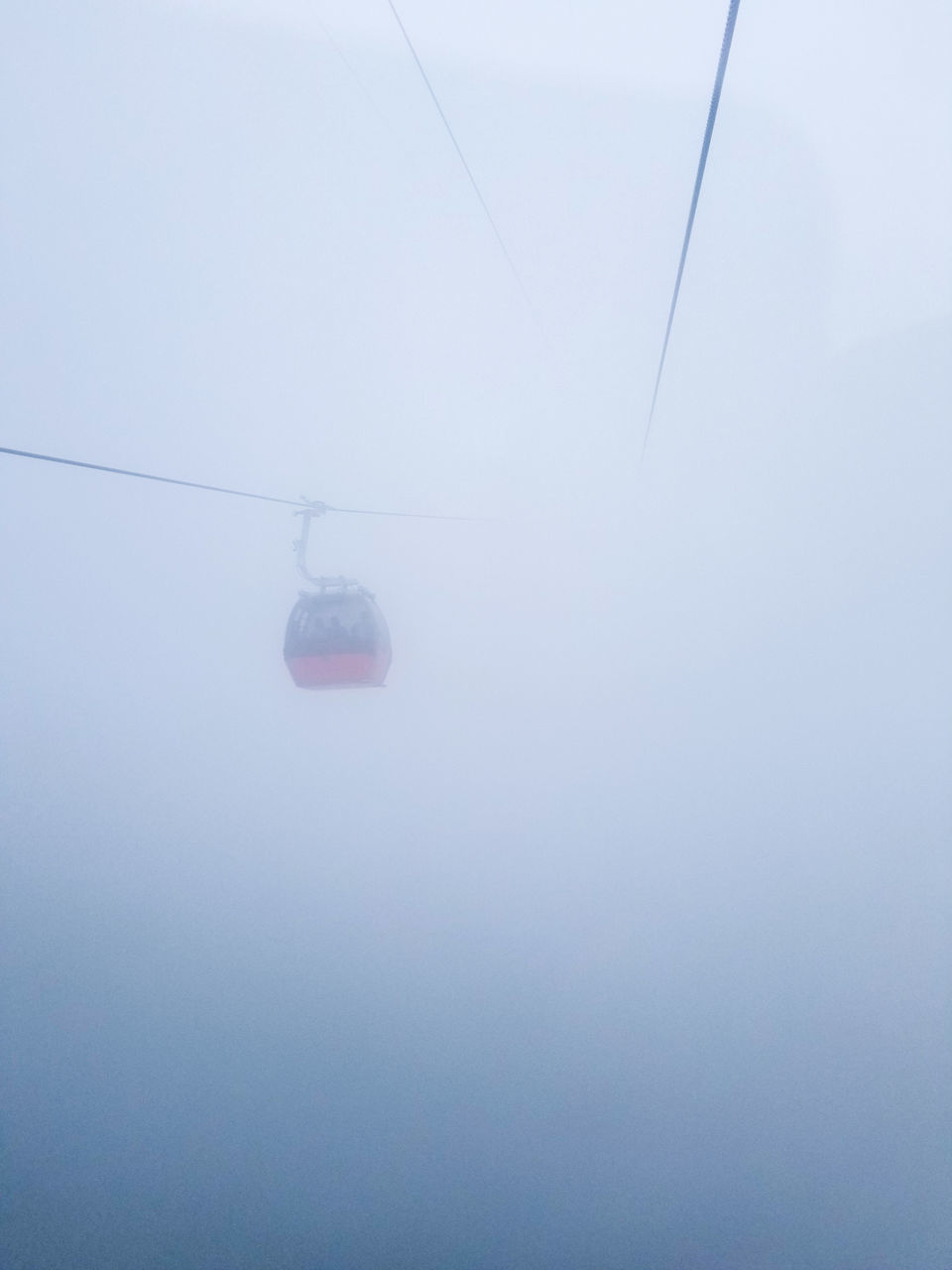 OVERHEAD CABLE CARS IN WINTER