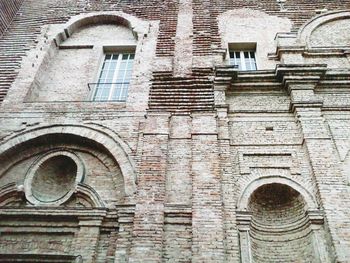 Low angle view of old building