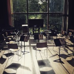 Chairs and table at home