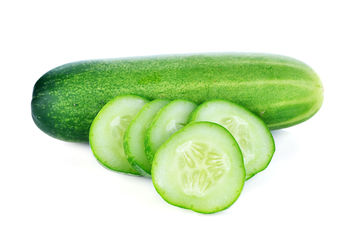 Close-up of green beans against white background