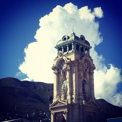 View of church against cloudy sky